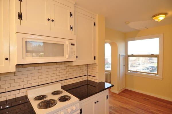 Updated kitchens with original tiles