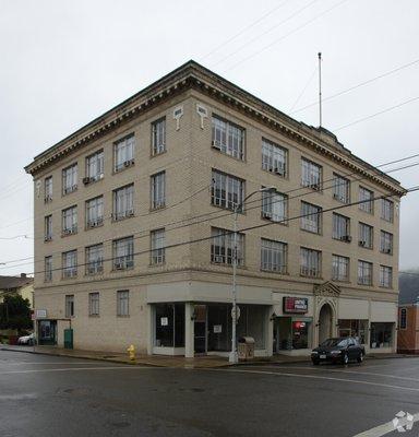 Exterior of our historic building.