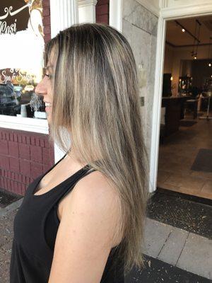 Pearl ash highlights.