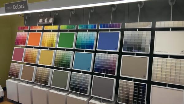 Totally new color display system in this store. Much easier to use.