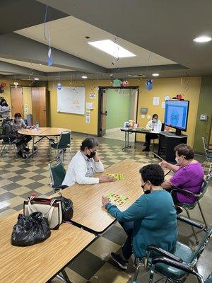 Bingo day for activities!