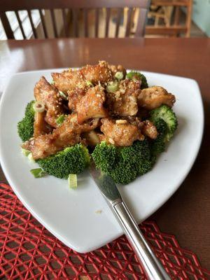 Crispy garlic chicken