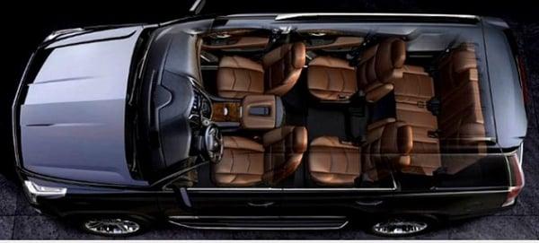 Cadillac Escalade 2016 Seating Arangment