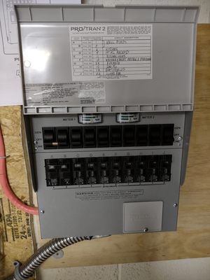 Generator panel