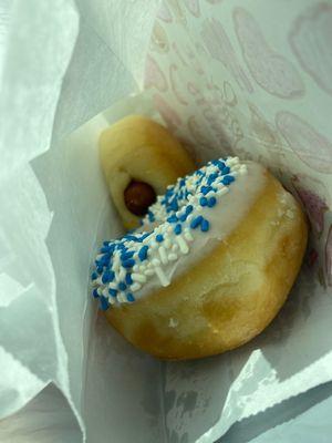 Small Kolache and old fashioned donut