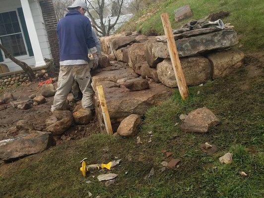 Retaining Wall 
Niantic CT