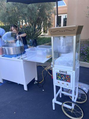 Popcorn Machine and Cottoncandy Machine