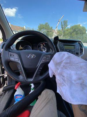 When was the last time you had your steering wheel cleaned?