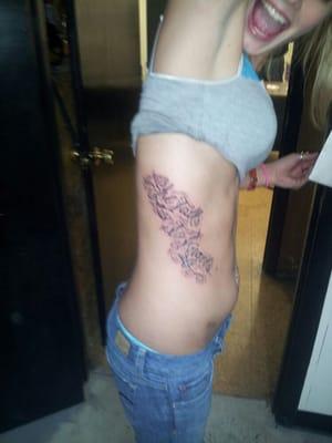 My baby sister had this done because "She Talks to Angels" is our song to each other and Travis did an awesone job!!!