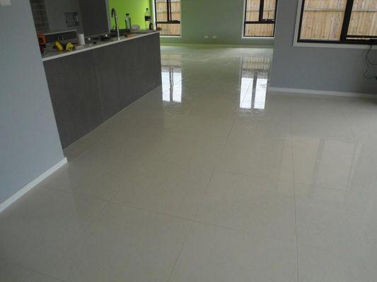 Shine floor tile installation