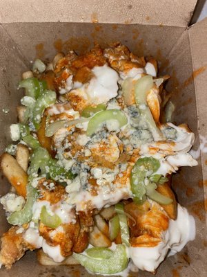 Buffalo chicken french fries