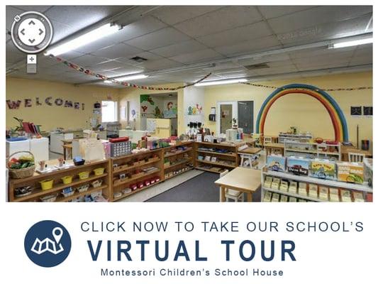 Take a Virtual Tour through Montessori Children's School House - visit: https://goo.gl/maps/5XSbBnPJbM42