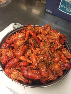 $6.99 lbs crawfish!