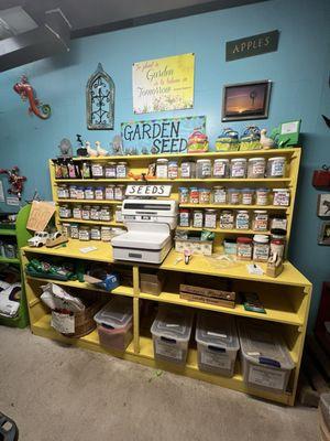 Seed section.  So charming!