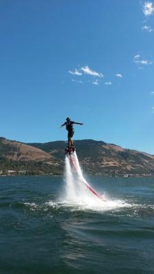 Pete's first time Flyboarding