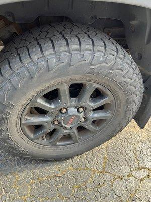 I recently replaced the tire pressure sensor and was told there was no problem with the tire.