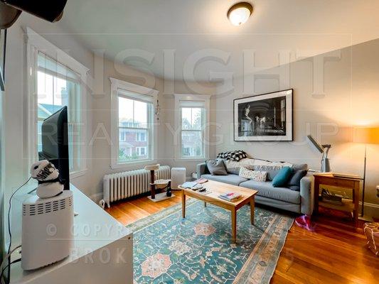 98 Fletcher Street, Unit #1, Roslindale MA 02131 - LIVING ROOM by Rachael Kulik Real Estate