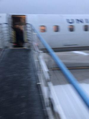 The ramp to the EMB 145 Aircraft