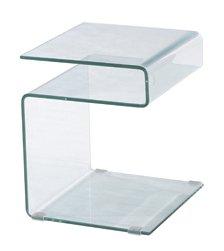 JX3016 Smooth, Strong & Resistant Tempered Glass End/Side Table.