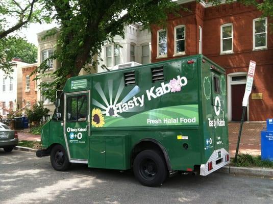 Tasty Kabob food truck on Capitol Hill.