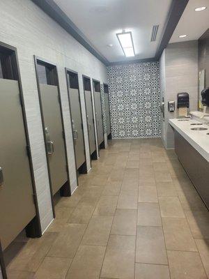 Clean restrooms