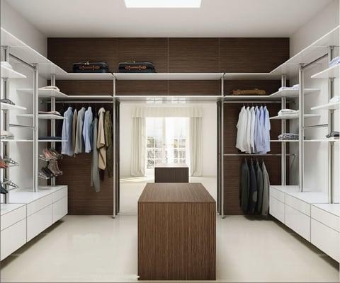 Modern open closet