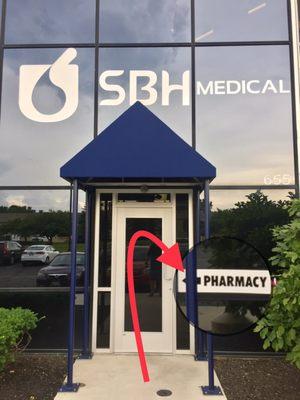 Look for "PHARMACY" sign to proper entrance.  #UpCloseSavor XP