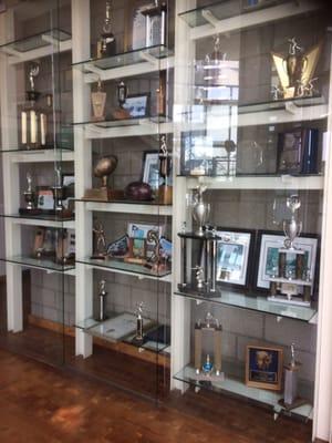 Trophy display