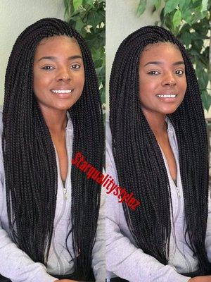 Small box braids