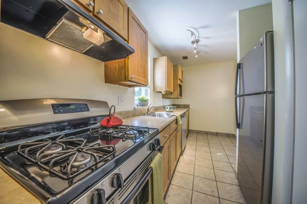 Large open kitchens in select apartments