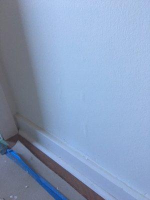 Drywall bubbles