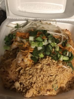 Shrimp Pad Thai (extra hot)