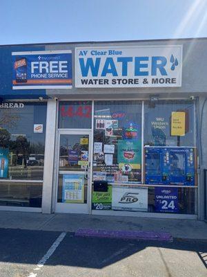 Local water store off 15west and ave I. In Lancaster