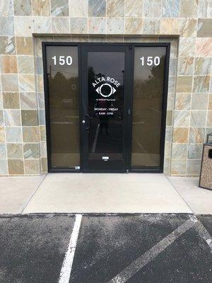 Alta Rose Eye Center, Suite 150.