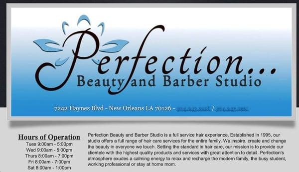 Perfection Beauty & Barber Studio