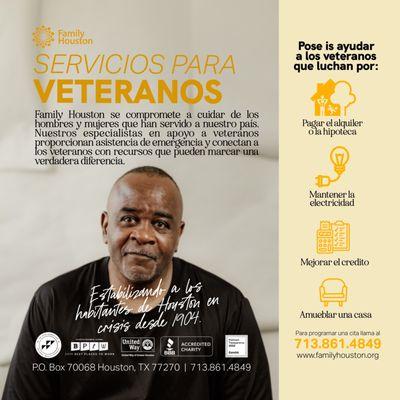 Nuestro folleto de servicios para veteranos en español