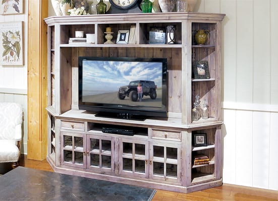 Denver Media Center - 100% Reclaimed wood. Available in many sizes and finishes including complete custom