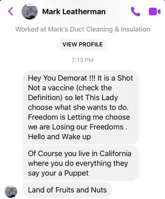 Mark's Duct Cleaning & Insulation