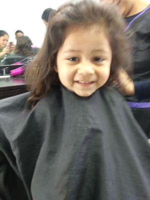 She made my daughter's first hair cut experience the best.