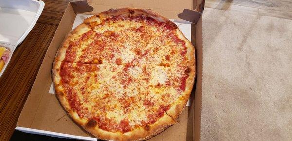 Large cheese pizza