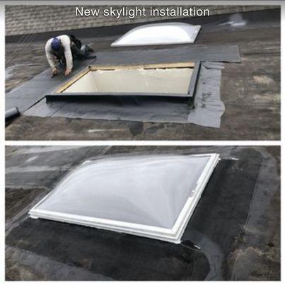 New skylight installation