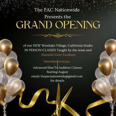 NEW Westlake Studio opening in AUGUST taught by Talent Manager Shanelle Gray-Faulkner!!!