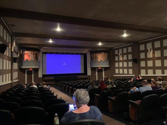 Theater interior.