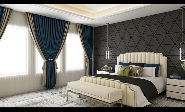 3D design rendering for a client and executed by duke luxury designs