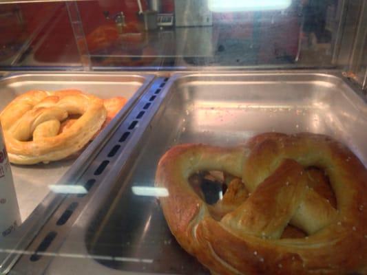 Jumbo pretzels