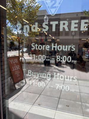 Store hours