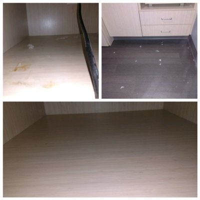 Before and After Floor Cleaning in Raleigh, NC