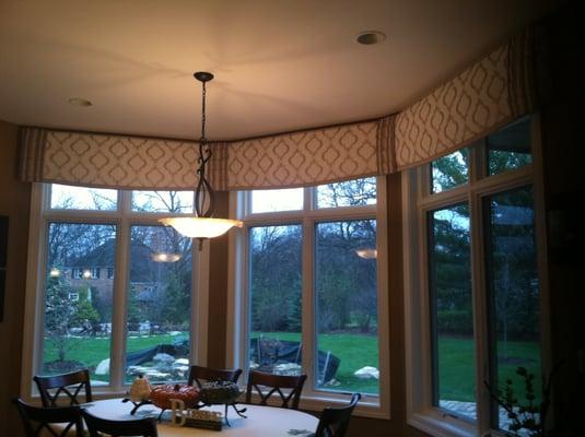 Custom bay cornice