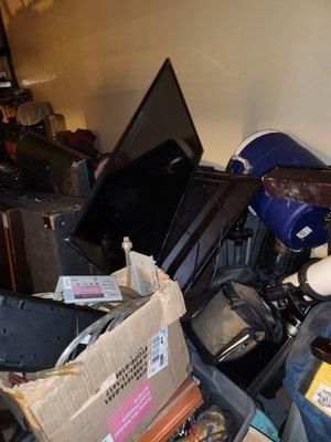 My TV's look to have been tossed into my garage.