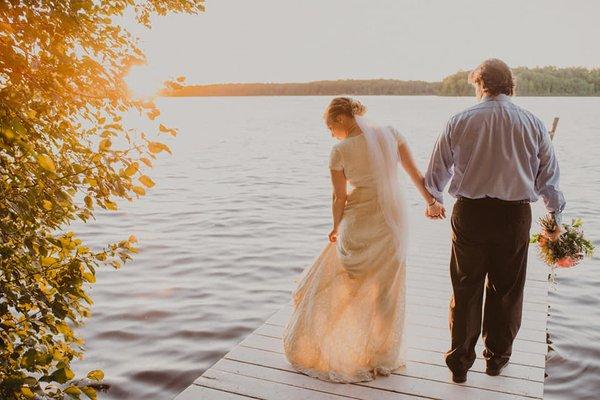 Wedding at Dillman's Bay Resort. Photo by Erin Ashley McLean.